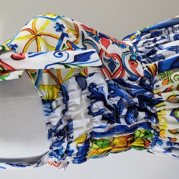 Flowy Floral Lemon Tank Top - Picture 10 of 12